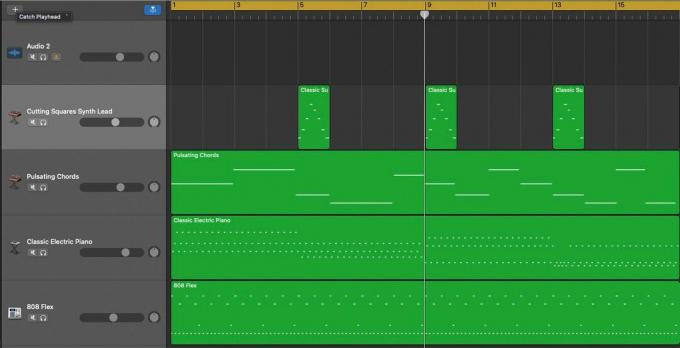 donner b1 screenshots- garageband