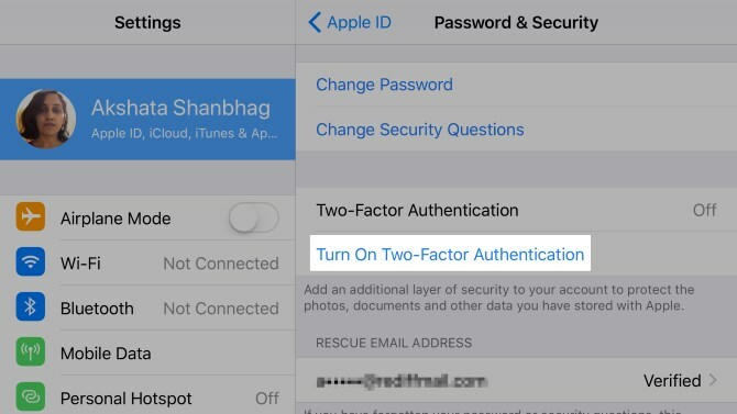 Apple ID-Two-Factor-Authentication-IOS