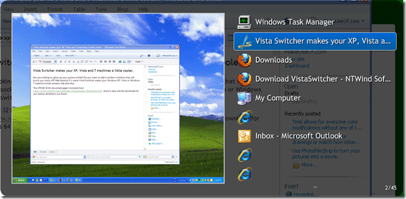 Windows Vista vaihtaja