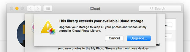 Onko viimein aika ostaa lisää iCloud-tallennustilaa? Photolibrary