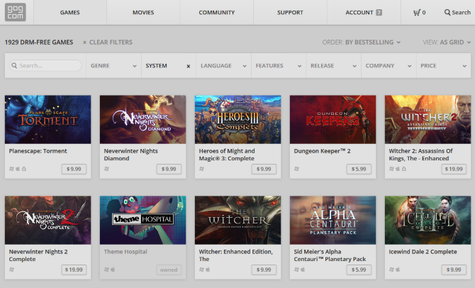 gog vanhan koulun pelaaminen drm-free