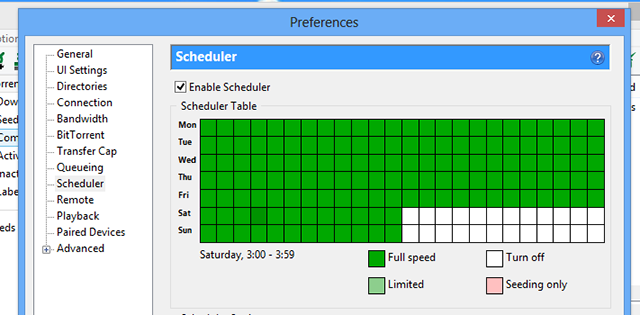 utorrent-aikataulu