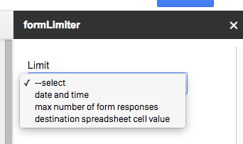 Lataa yli Google-lomakkeesi ja saa enemmän irti niistä formlimiter1