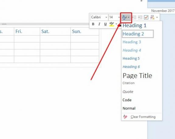 luoda onenote-kalenterimallin