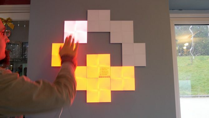 Nanoleaf Canvas: Tyylikkäin. Valot. Koskaan. nanolehtinen kangas koskettaa 670x377