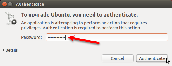 Todenna päivitys Ubuntu 17.10: ksi