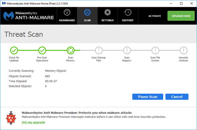 MalwareBytes-uhatarkistus