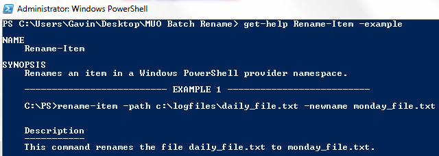 PowerShell Nimeä esimerkkejä