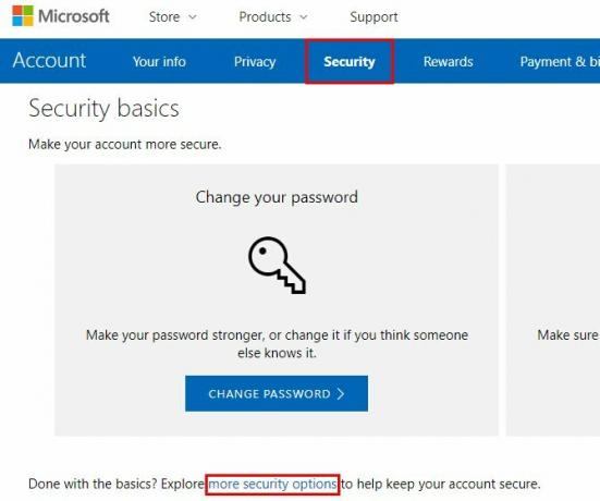Ota kaksifaktorinen todennus käyttöön Microsoft-tilillä