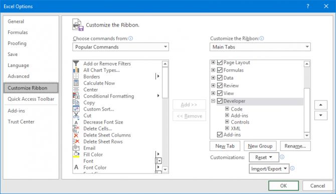 kuinka tallentaa makro excel 2016: ssa