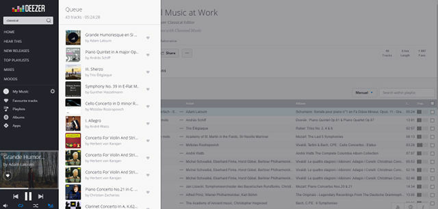 Deezer-musiikki-web-jonoon