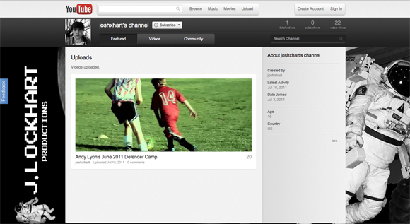 youtube-taustakuvan luoja