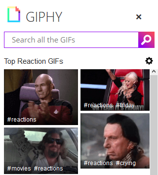 giphy näkymät