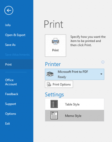 Sähköpostien tallentaminen PDF-muodossa Windows 10 Windows10PDF -sovelluksessa