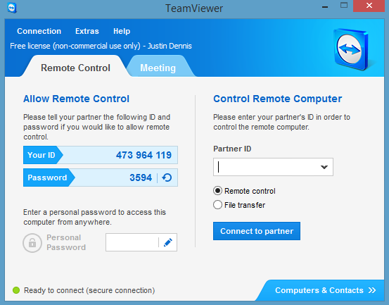 TeamViewer-synkronointitiedostot