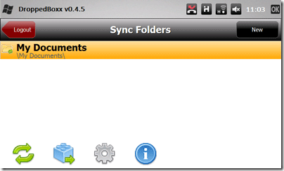 DroppedBoxx - epävirallinen Dropbox-asiakasohjelma Windows Mobile db8: lle