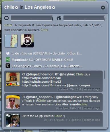 Twitterin ja Google Mapsin mashups
