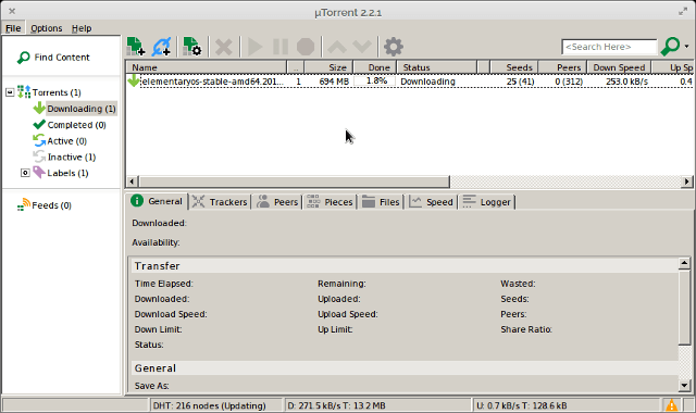 linux-torrent-asiakkaita-utorrent