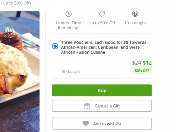 Groupon-ravintola Split Deal 