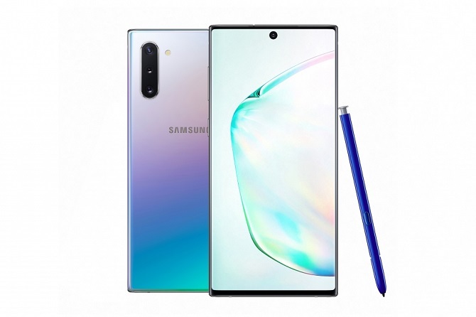 Samsung Galaxy Note 10 -kynällä