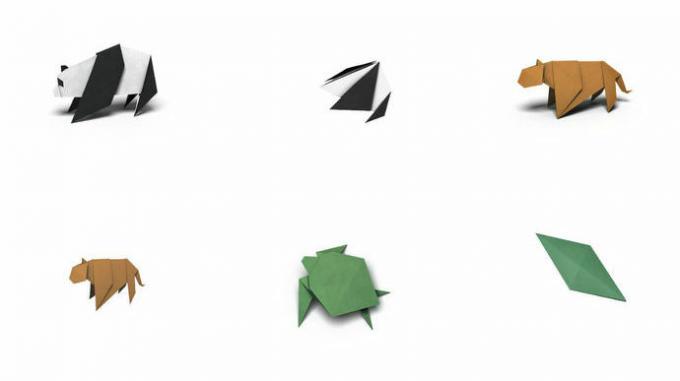 WWF Origami iMessage -tarrapaketti