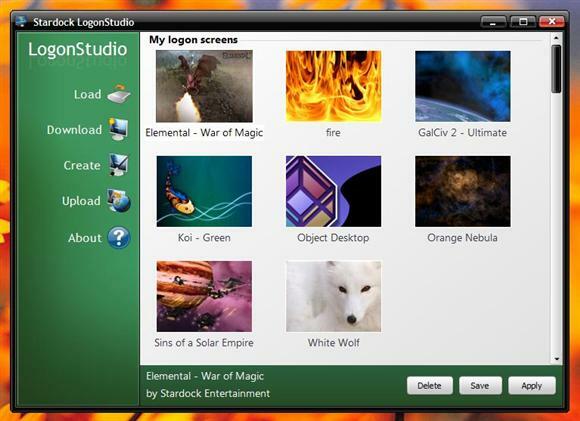 logonstudio_welcomescreen mukautettu kirjautumisnäyttö