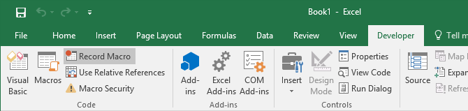 kuinka tallentaa makro excel 2016: ssa
