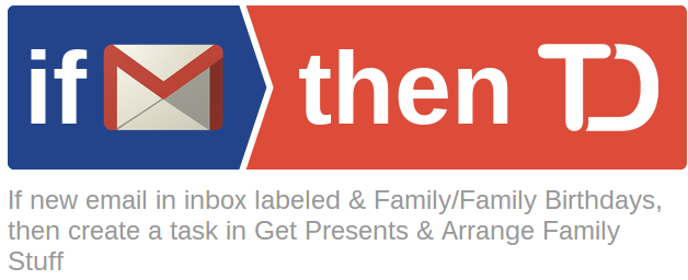 IFTTT Gmail To Todistille