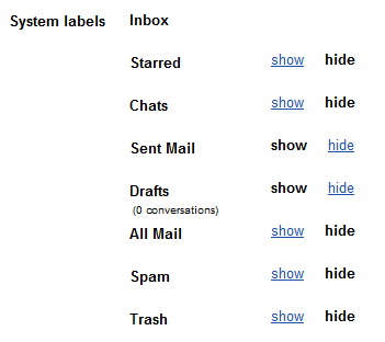 järjestää sähköpostit gmailissa