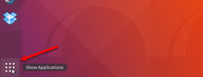 Näytä sovellukset Ubuntussa 17.10