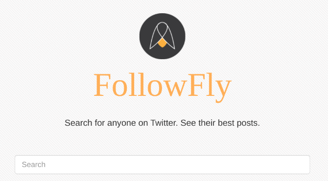 FollowFly löytää kaikki Twitter-käyttäjän tweetit, joilla on eniten uudelleentwiittauksia tai eniten tykkäyksiä viime vuonna