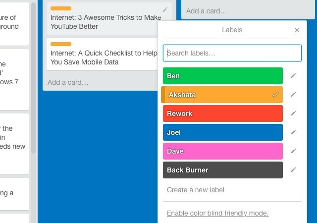 Trello-tarrat