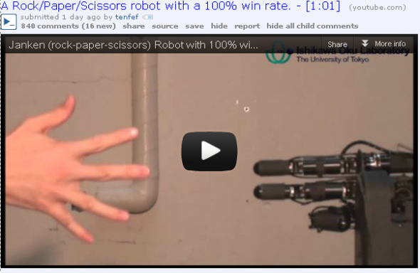 IAmA Firefoxilla Android-tiimille, Rock Paper Scissors Robotit ja muut [Best Of Reddit] rockpapersciccorsrobotreddit e1340912158200