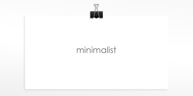 minimalistinen