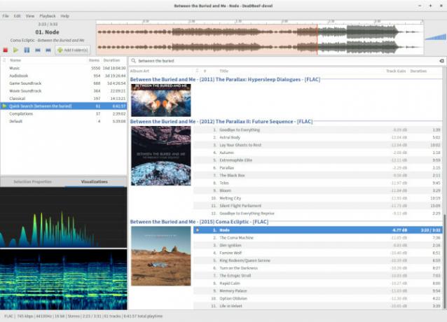Vaihtoehdot iTunesille: 5 parasta ilmaista musiikkisoitinta macOS mac -soittimelle deadbeef
