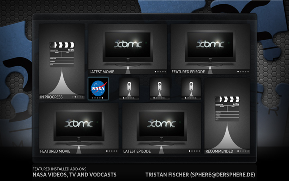 6 tyylikkäintä ilmaista nahkaa XBMC Media Centerille aeon nox3