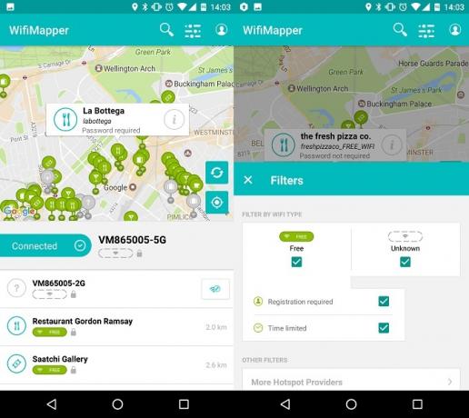 Paranna Wi-Fi-signaaliasi kotona ja ulkopuolella näillä Android-sovellusten WifiMapper-näyttöruudulla