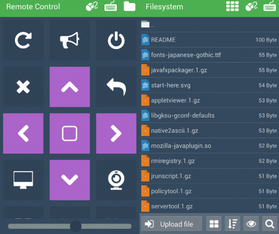 Linux-android-kauko-homeremote
