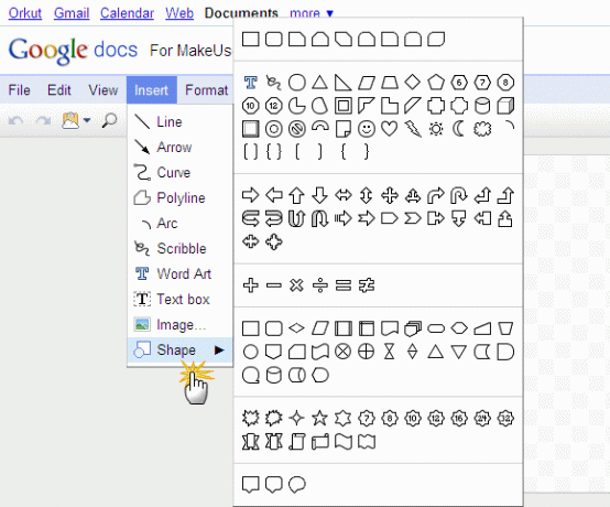 Google-dokumenttien piirtotyökalu helpottaa yhteistyöpiirrosta Google Docs02: ta