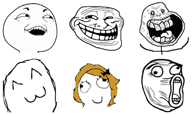 Meme Faces iMessage -tarrapakkaus