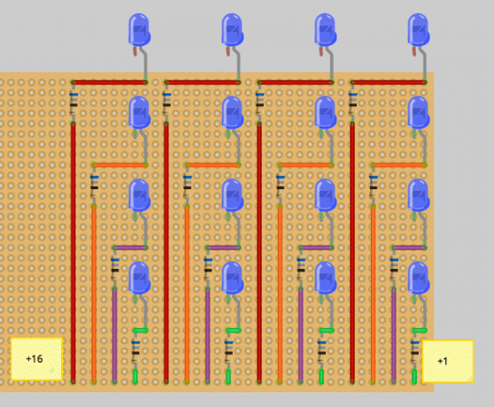 Kuinka tehdä pulsoiva Arduino-LED-kuutio, joka näyttää siltä, ​​että se tuli tulevaisuudesta, kytkentäkaavio