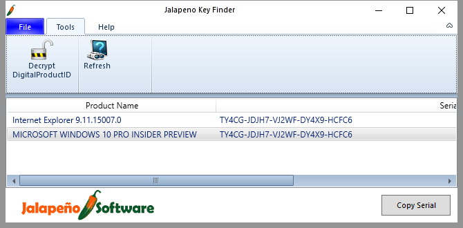 3 tapaa järjestää sarjanumerot Windows Jalapeno 670x330 -sovelluksessa