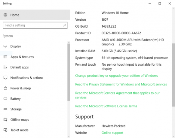 Windows Bash -vaatimukset