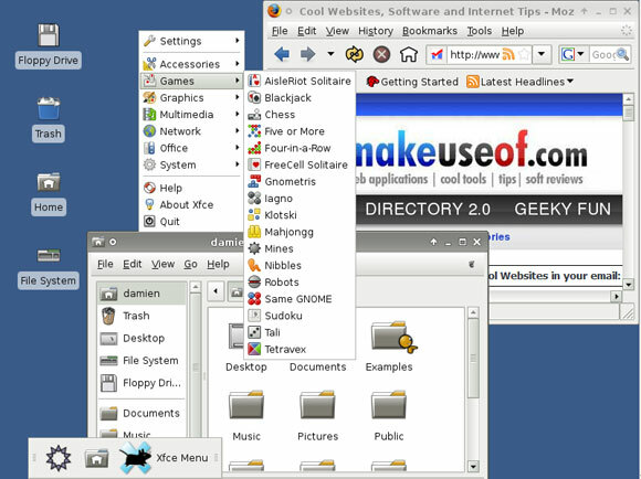 xfce - työpöydänhallinnan linux