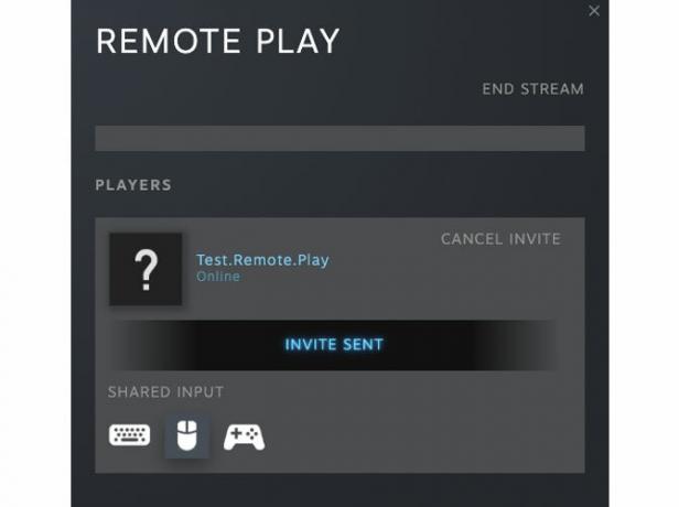 Esimerkki Remote Playn kyvystä hallita ystäväsi vuorovaikutusta