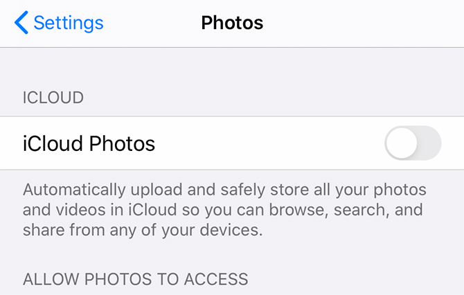 Säästä tilaa iPhone iCloud -kuvissa