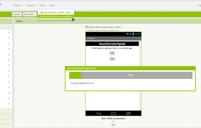 Android-sovelluksen luominen: Kaikki mitä sinun tarvitsee tietää Android luo appinventor export build 670x427