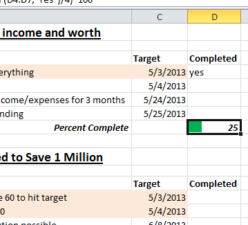 Käytä Excel- ja Google-tehtäviä luodaksesi parhaan tavoitteiden hallintatyökalun, joka on koskaan luonut excelgoals16