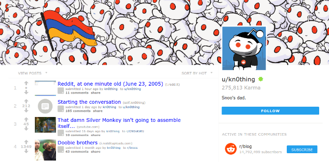 Reddit lisää profiilisivut enemmän kuin Facebookin reddit-profiilisivu