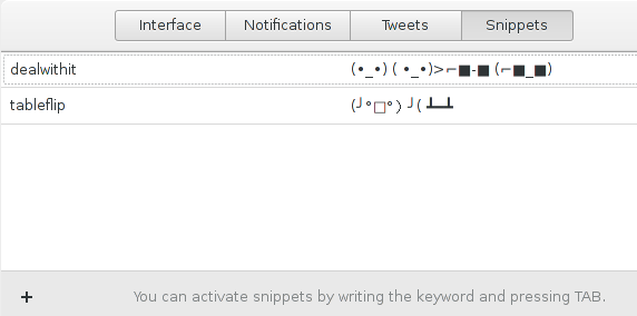 twitter-linux-corebird-automaattinen täydennys